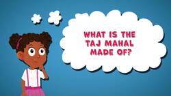 I WONDER - What Is The Taj Mahal Made Of? Instructional Video