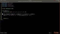 C++ Standard Template Library in Practice - Sorting and Gathering - std::partial_sort algorithm Instructional Video