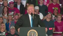 Trump comments on Brunson repatriation at rally Instructional Video