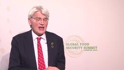 Interview with Andrew Mitchell at the Global Food Security Summit News Clip