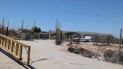 CLEAN : Barrier where Palestinian was shot dead by Israeli forces in W.Bank News Clip