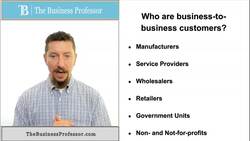Business to Business or B2B Customers Instructional Video