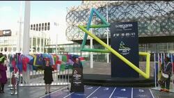 Matthieu Baumgartner speaking at the 2022 Commonwealth Games countdown clock unveiled ceremony News Clip