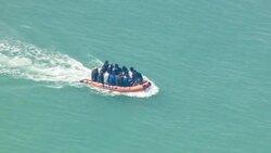 UK: The good weather in the English Channel has seen another big rise in the number of migrants attempting to cross from France. News Clip