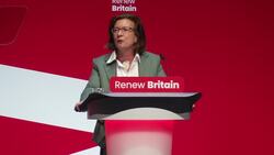 Eluned Morgan addresses Labour Party Conference in Liverpool News Clip
