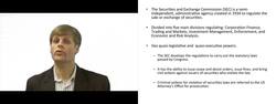 Understanding the Securities and Exchange Commission Instructional Video