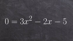 Solve by factoring when a is greater than one Instructional Video