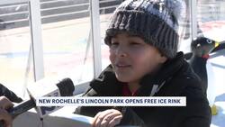 New Rochelle's Lincoln Park opens free ice skating rink News Clip