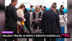 Holiday Travel Mostly Uninterrupted Across U.S. News Clip