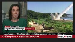 Kremlin accuses U.S. of escalating conflict by approving long-range missile use News Clip