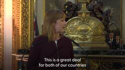 US-UK trade deal shows the two countries “cannot be divided” says Rachel Reeves News Clip