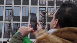 CLEAN : Protest in Oslo as Taliban delegation visits for talks News Clip