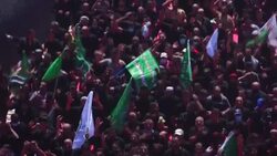 CLEAN : Shiite Muslim worshippers mark Ashura in holy city of Karbala News Clip