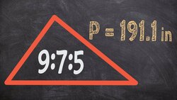 Given a ratio of sides of a triangle and perimeter find the measure of the sides Instructional Video