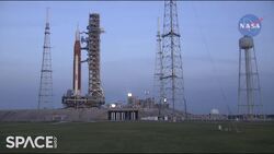 TimeLapse Of NASA's Artemis 1 Moon Rocket Being Moved To Launch Pad Instructional Video
