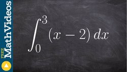 Use the area of triangles to represent the integral Instructional Video