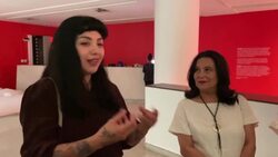 VOICED : Mon Laferte se revela como artista plástica con gran exposición en Chile News Clip