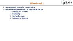 Bash Shell Scripting- Introduction to the sed command Instructional Video