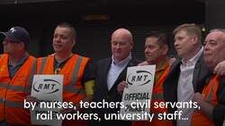 UK strikes - Who's walking out this summer? News Clip