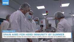 Spain Projects Achieving COVID-19 Herd Immunity By Next Summer News Clip