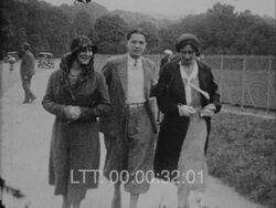 Belgium Family Life 1920s 4 Stock Footage