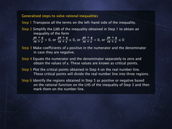 Solving Rational Inequalities in One Variable Instructional Video