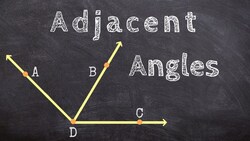 What are examples of adjacent angles Instructional Video
