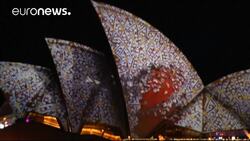 Sydney Opera House a cascade of colour for VIVID Light Festival News Clip