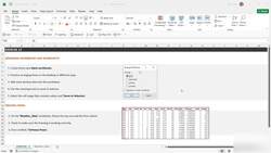 Microsoft Excel 2021365 - Beginner to Advanced - Exercise 13 Instructional Video