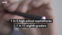 Teen Vaping Drastically Increased Over The Past 2 Years News Clip