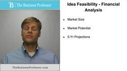 Is a Business Idea Feasible - Financial Analysis Instructional Video