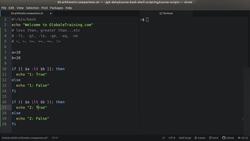 Bash Shell Scripting - Arithmetic Comparison Operators Instructional Video