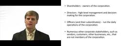 Members of a Corporation Instructional Video