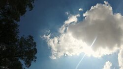 Sun and Clouds Stock Footage