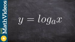 How to determine the inverse of a logarithmic equation y=loga (x) Instructional Video