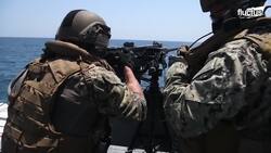 US Forces Pilot Swedish Monstrously Powerful Riverine Boats at Full Speed Instructional Video