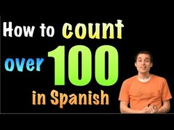 01050 Spanish Lesson - Números 100+ Instructional Video