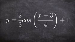 Find the Period, Amplitude, Phase Shift, Vertical Translation Instructional Video