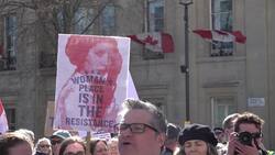 Protests against Trump and Musk under way in London News Clip