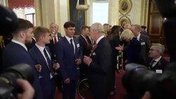 King Charles hosts Olympic and Paralympic medallists at Buckingham Palace reception News Clip