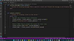 The Art of Doing - Python Network Applications with Sockets - Terminal Chat Room Part 2 - Adding Functionality Instructional Video