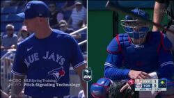 Toronto Blue Jays try out new pitch-calling device News Clip