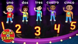 Learn Spanish: Count to 5 Instructional Video