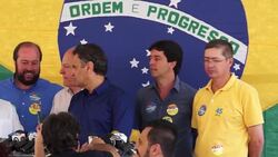 CLEAN : Brazils Aecio Neves scores last minute comeback News Clip