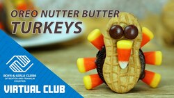 Thanksgiving Treat: How To Make Oreo Nutter Butter Turkeys Instructional Video