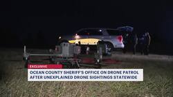 EXCLUSIVE: Drone captured on camera by Ocean County Sheriff’s Office News Clip