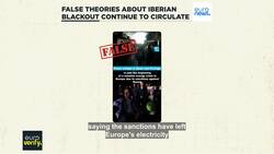 Sanctions, sabotage and a solar flare: False theories about cause of Iberian blackout still swarm News Clip