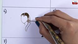 Drawing a Bridal Portrait in Three-Fourth Phase Instructional Video