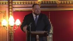 Head of Ukraine parliament calls for fighter jets during visit to Westminster News Clip