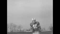 Member of 1955 All-America college football team halfback Howard Cassady of Ohio State University Buckeyes in Columbus, OH News Clip